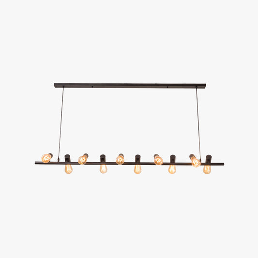 Epoch Vintage LED Chandelier Black Metal Dining/Living Room/Bar
