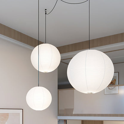 Sylin Pendant Swag Light Mulberry Silk