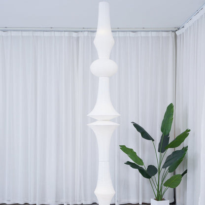 Faye Sculptural Paper Vertical Pendant Light