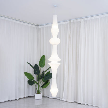 Faye Sculptural Paper Vertical Pendant Light