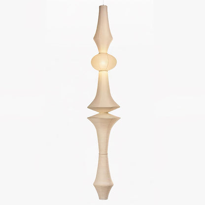 Faye Sculptural Paper Vertical Pendant Light