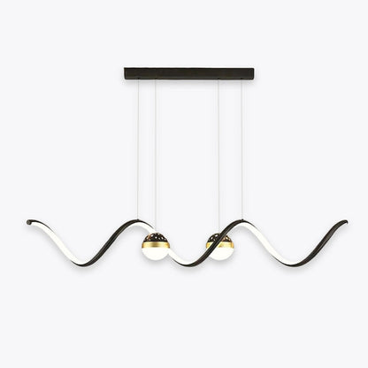Arisha Nordic Globe Wavy Metal/ Pendant Light
