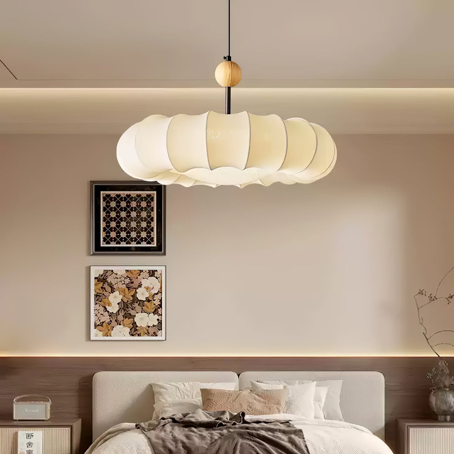 Reyna Veil Pendant Light Fabric