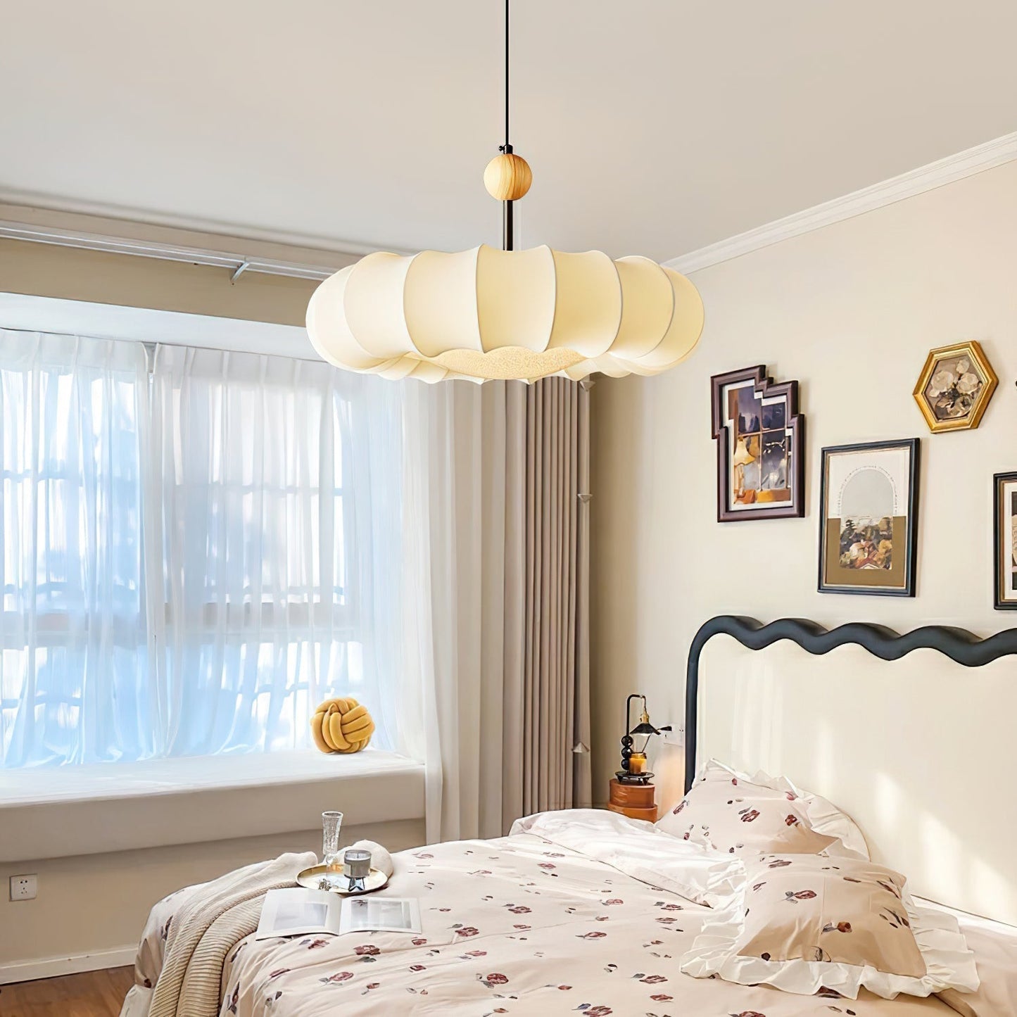 Reyna Veil Pendant Light Fabric