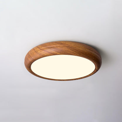 Grena Wood Grain Round Ceiling Light