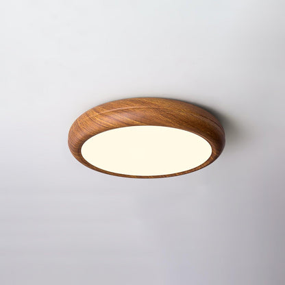 Grena Wood Grain Round Ceiling Light