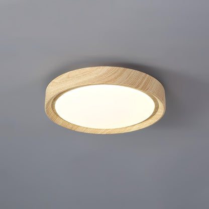 Grena Wood Grain Round Ceiling Light