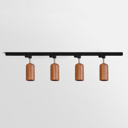 Finn Wood Track Ceiling Light Spotlight