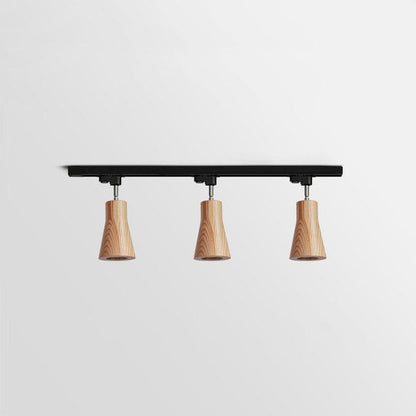 Finn Wood Track Ceiling Light Spotlight