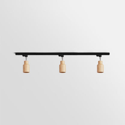 Finn Wood Track Ceiling Light Spotlight