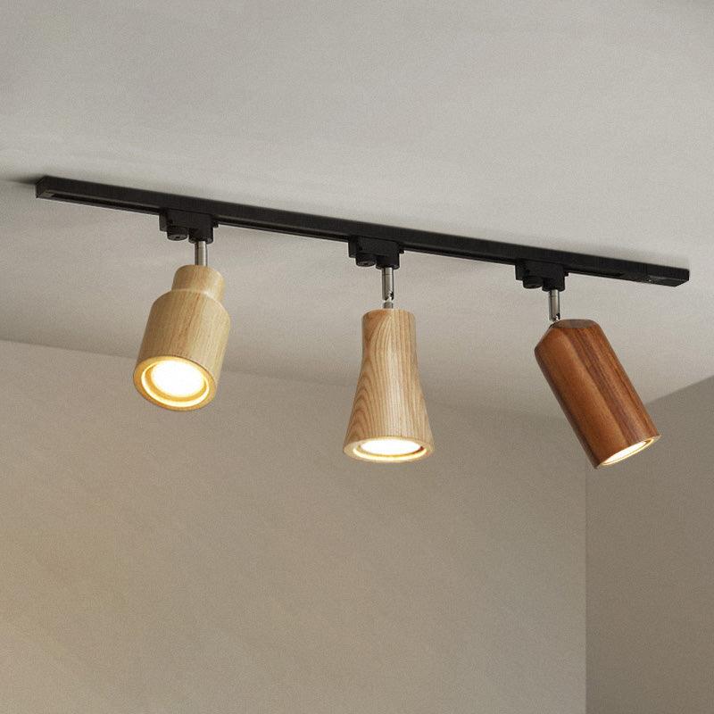 Finn Wood Track Ceiling Light Spotlight