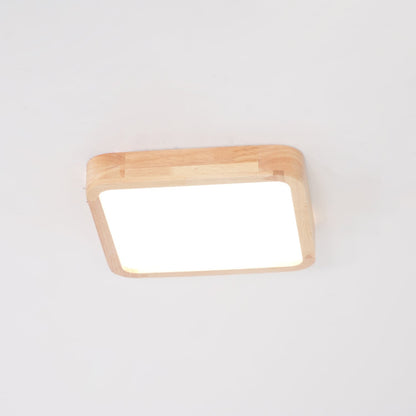Hano Wooden Geometric Ceiling Light