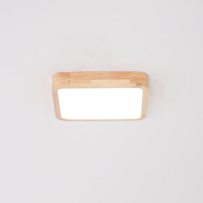 Hano Wooden Geometric Ceiling Light
