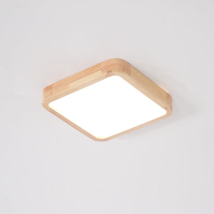 Hano Wooden Geometric Ceiling Light