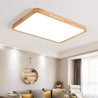 Hano Wooden Geometric Ceiling Light