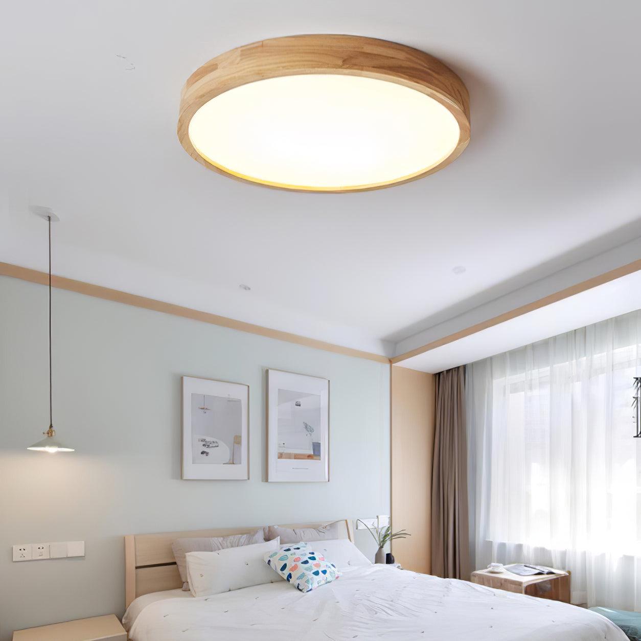 Hano Wooden Geometric Ceiling Light