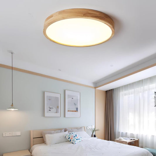 Hano Wooden Geometric Ceiling Light