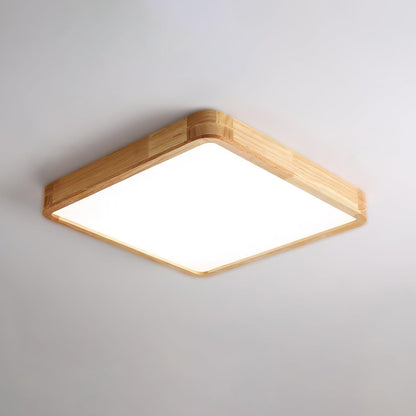 Hano Wooden Geometric Ceiling Light