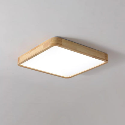 Hano Wooden Geometric Ceiling Light