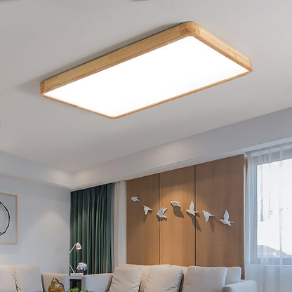 Hano Wooden Geometric Ceiling Light