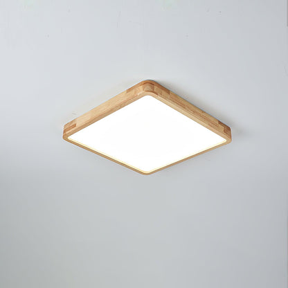 Hano Wooden Geometric Ceiling Light