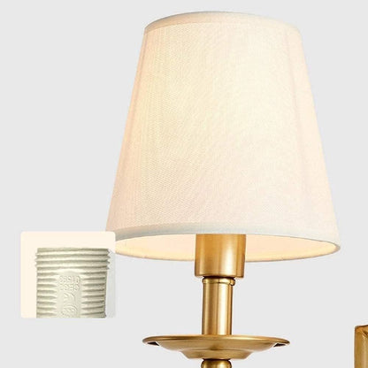 Chloe Vintage Fabric Shades Wall Lamp