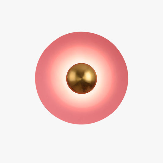 Valentina minimalistische plaat LED binnenwandlamp metalen hotelslaapkamer