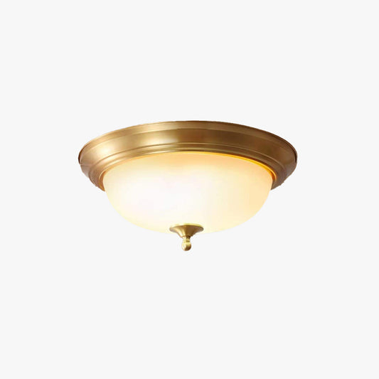Arisha inbouwplafondlamp messing retro LED woonkamer slaapkamer