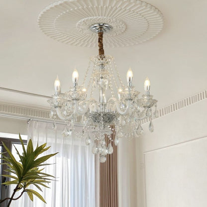Silva Chandelier  French Crystal Living Room Dining Room