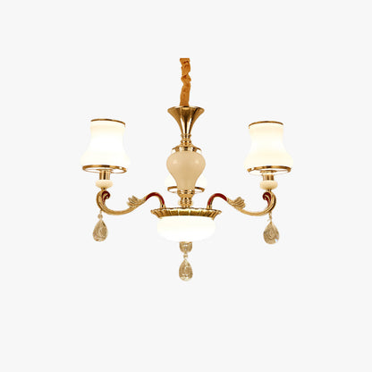 Alessio Retro Pendant Light Metal Glass Living Room Dining Room