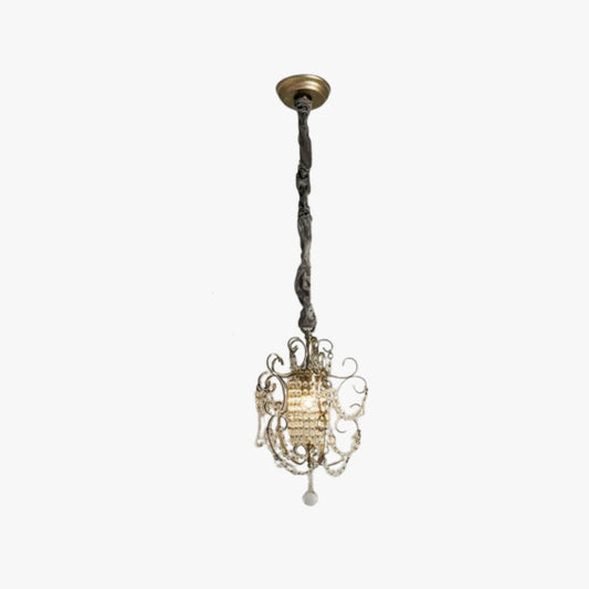 Alessio moderne metalen kristallen hanglamp slaapkamer