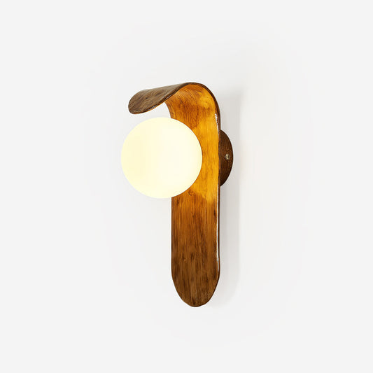 Gavino Houten Wandlamp
