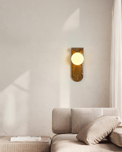 Gavino Wooden Wall Lamp