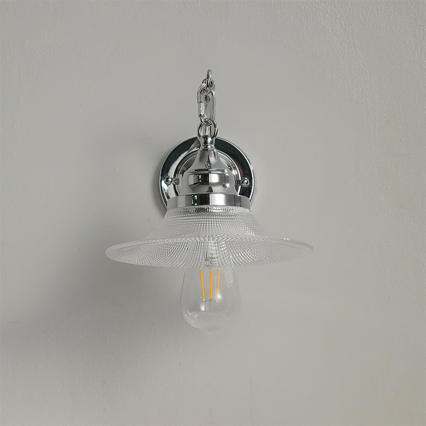 Perivo Polished Chrome Wall Lamp