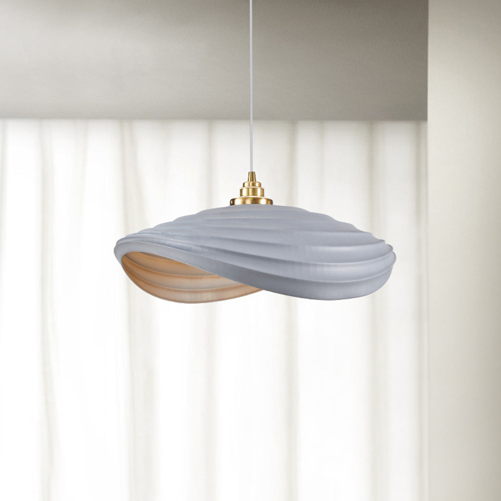 Ritta Wabi-Sabi Minimalisme Ripple Pendelleuchte, Harz und Metall