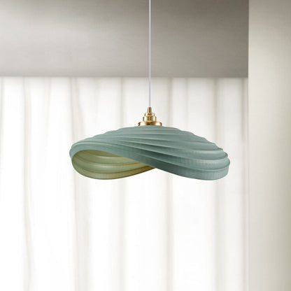 Ritta Wabi-Sabi Minimalisme Ripple Pendelleuchte, Harz und Metall