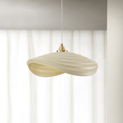 Ritta Wabi-Sabi Minimalisme Ripple Pendelleuchte, Harz und Metall
