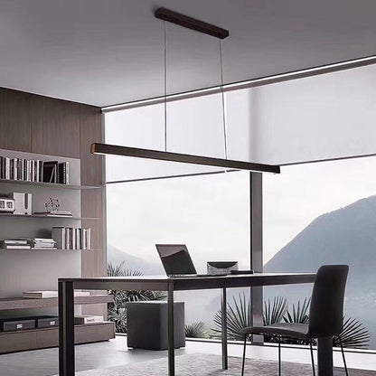 Orva Minimalist Classic Black & White Linear Pendant Light