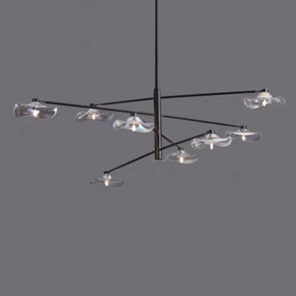 Arisha Modern Branch Metal Pendant Light, Clear/Multicolor