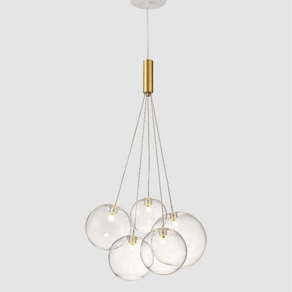Valentina Glass Globe Bubble Pendant Light LED Stary