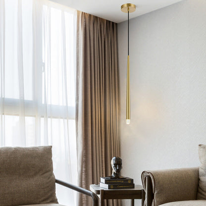 Arisha  Pendant Light Linear Modern, Gold, Living Rooms