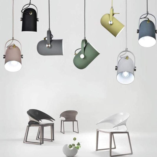 Moderne hanglamp Aira, in hoek verstelbaar