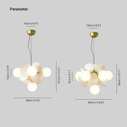 Nexen Multicolored Flower Branch Chandelier Living Room