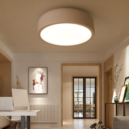 Arisha Modern Dish Shaped Metal Ceiling Light, Black/White