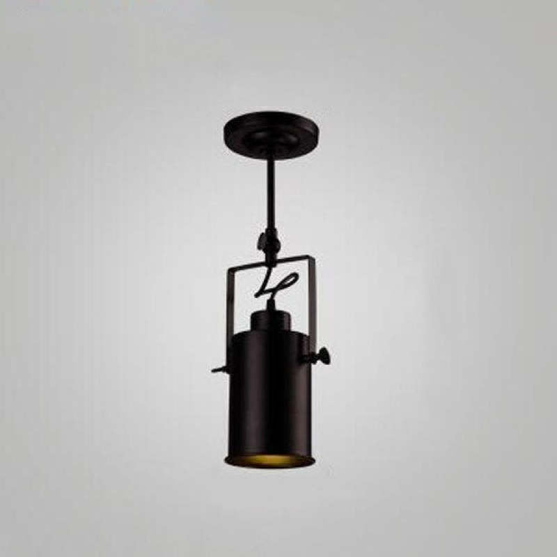 Plafonnier Silva Vintage réglable semi-encastré, noir