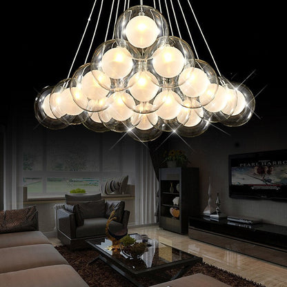 Lampe à suspension moderne à bulles Valentina, 5 styles