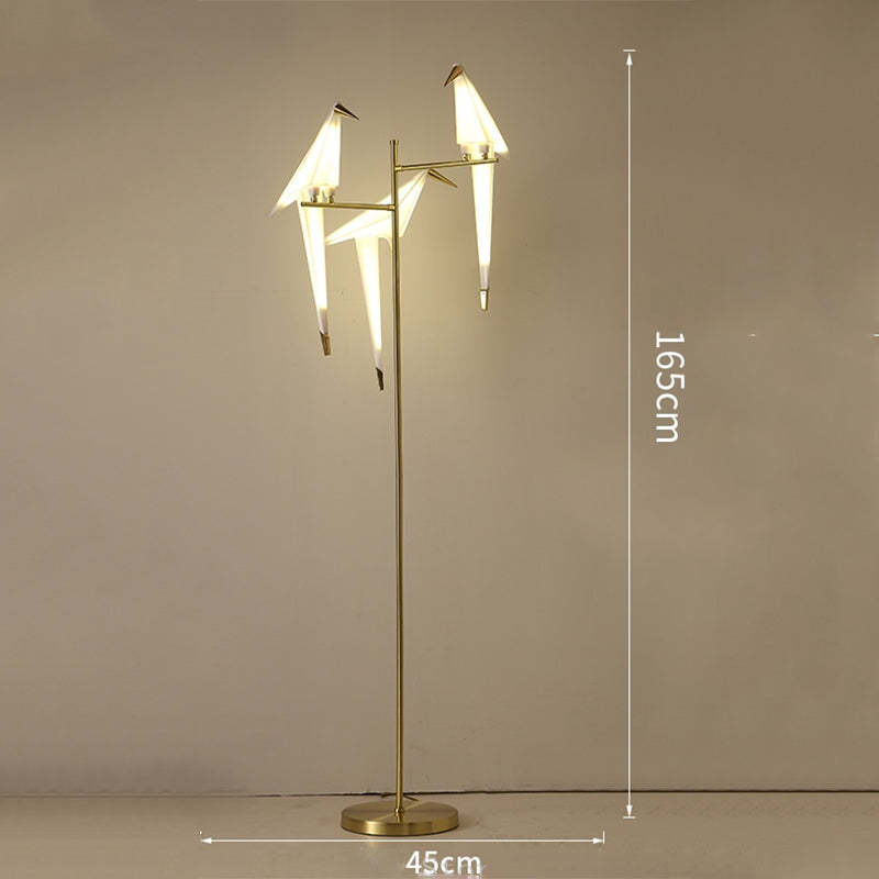 Clifford Nordic Bird Tisch-/Stehlampe, Gold, 1/2/3 Licht