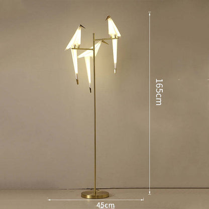 Clifford Nordic Bird Tisch-/Stehlampe, Gold, 1/2/3 Licht