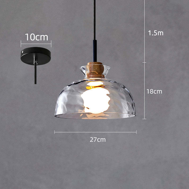 Arisha minimalistische geometrische Glas-Pendelleuchte, Esszimmer