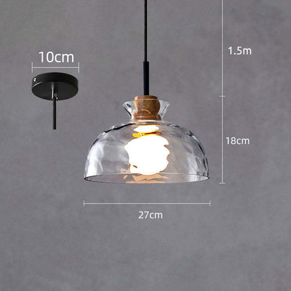 Arisha minimalistische geometrische Glas-Pendelleuchte, Esszimmer